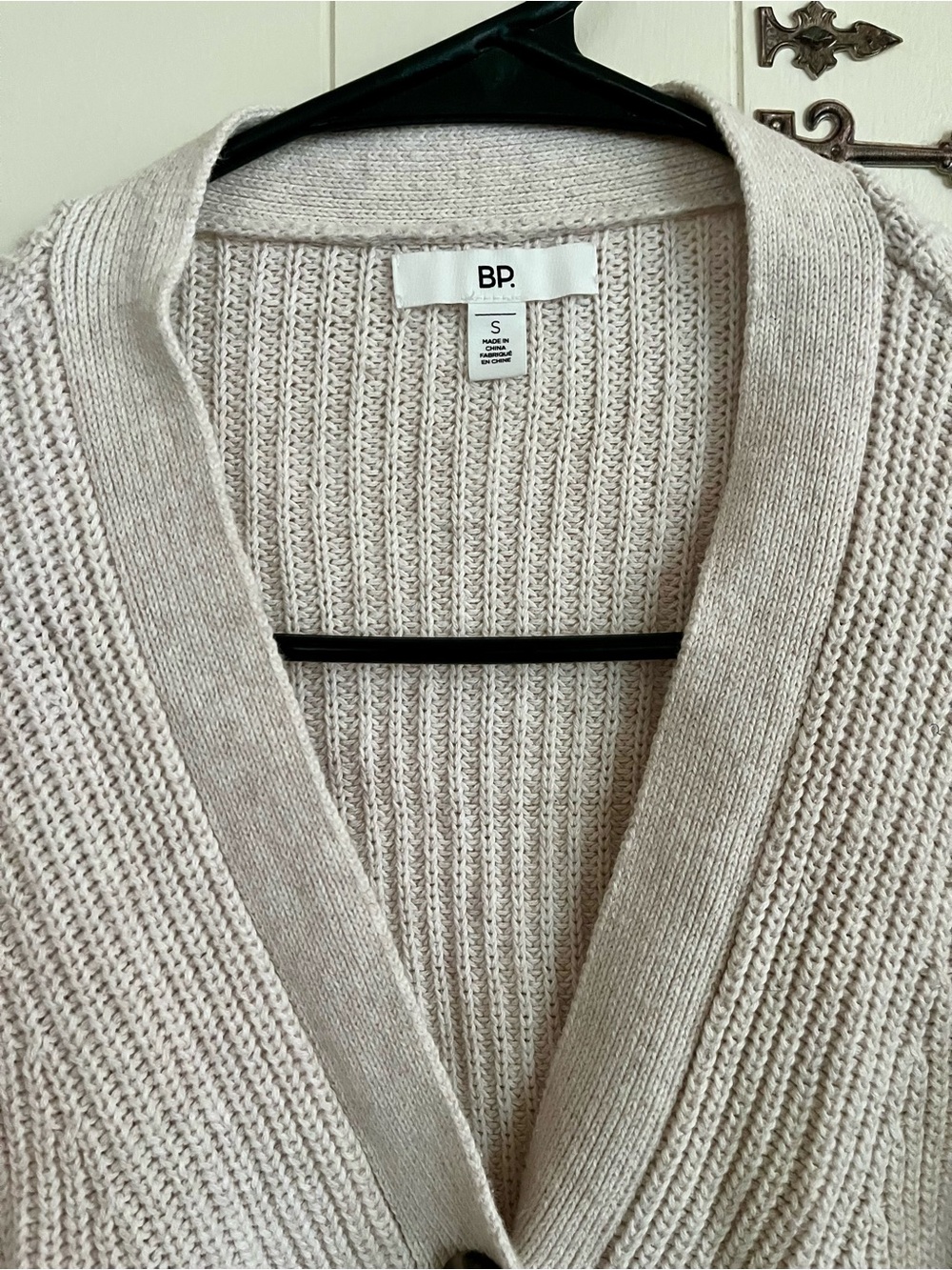bp Neutral Ribbed Button-Down Cardigan - Picture 3 of 10